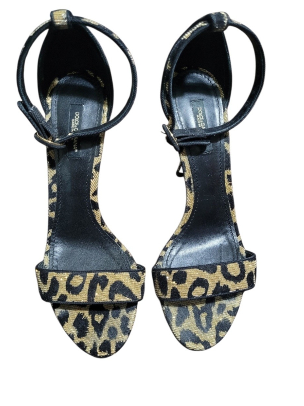 Dolce & Gabbana Leopard Jacquard Heels